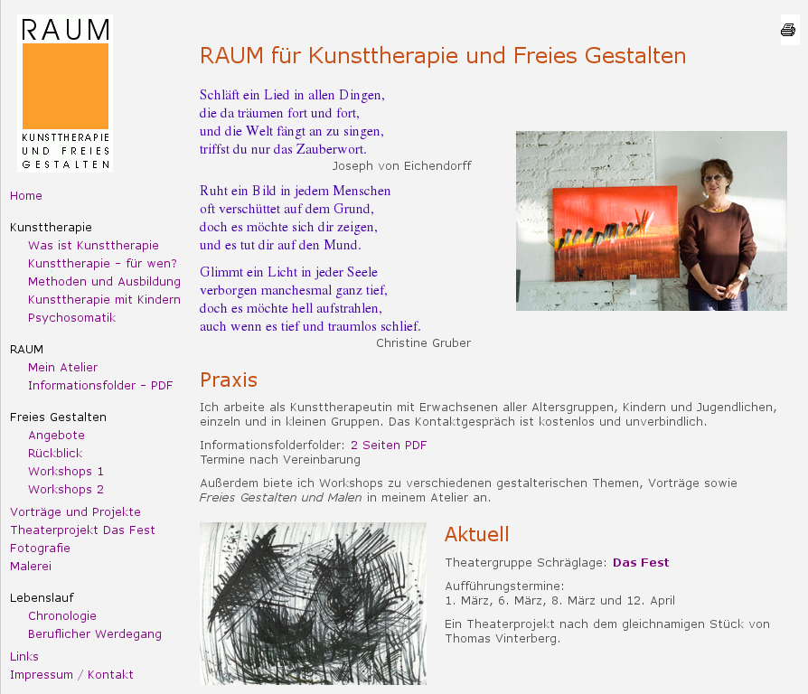 RAUM für Kunsttherapie und Freies Gestalten